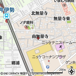 愛知県一宮市今伊勢町本神戸南無量寺周辺の地図