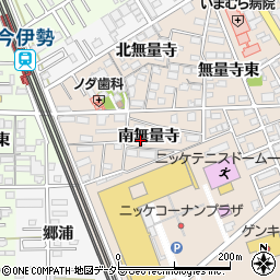 愛知県一宮市今伊勢町本神戸（南無量寺）周辺の地図
