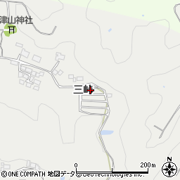 島根県雲南市大東町下阿用三峠周辺の地図