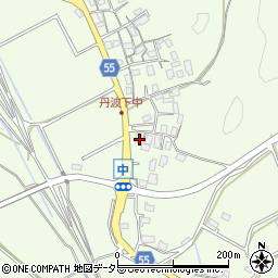 京都府福知山市中1995周辺の地図