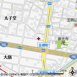 愛知県江南市五明町当光地330周辺の地図