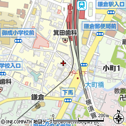 マイパーキング御成町駐車場周辺の地図