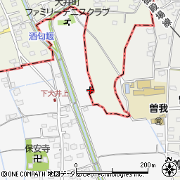 神奈川県小田原市下大井128周辺の地図