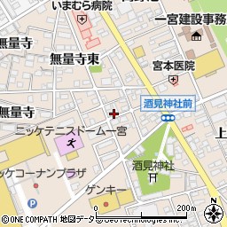 愛知県一宮市今伊勢町本神戸中道周辺の地図