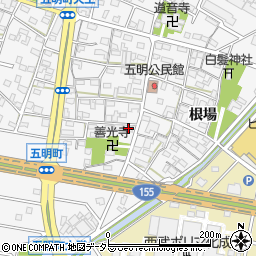 愛知県江南市五明町当光地373周辺の地図