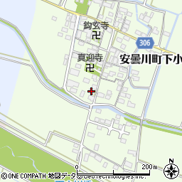 滋賀県高島市安曇川町下小川369周辺の地図
