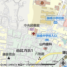 鎌倉市　基幹相談支援センター周辺の地図