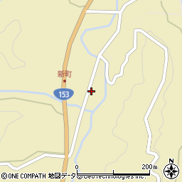 長野県下伊那郡平谷村1252周辺の地図