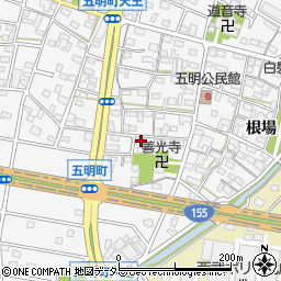 愛知県江南市五明町当光地361周辺の地図