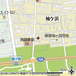 神奈川県平塚市袖ケ浜9周辺の地図