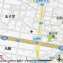 愛知県江南市五明町当光地328周辺の地図