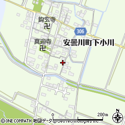 滋賀県高島市安曇川町下小川353周辺の地図