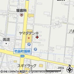 岐阜県羽島市竹鼻町飯柄170周辺の地図