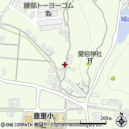 京都府綾部市栗町沢23-1周辺の地図
