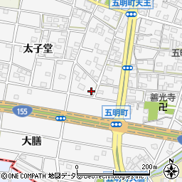 愛知県江南市五明町当光地60周辺の地図