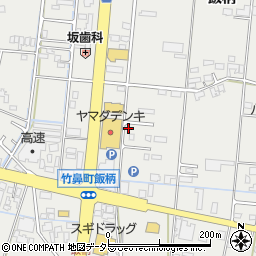 岐阜県羽島市竹鼻町飯柄170-7周辺の地図