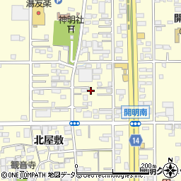 愛知県一宮市開明馬保里周辺の地図