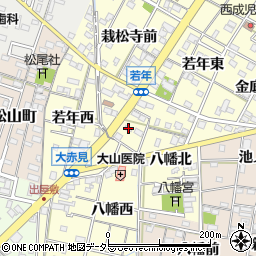 愛知県一宮市大赤見八幡北周辺の地図