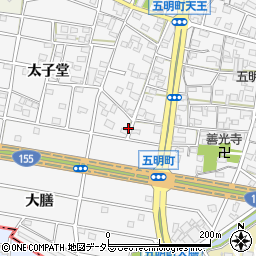 愛知県江南市五明町当光地59周辺の地図