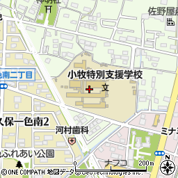 愛知県小牧市久保一色1129周辺の地図