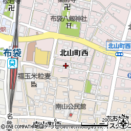 愛知県江南市北山町西379周辺の地図
