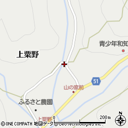京都府京丹波町（船井郡）上粟野（フケ）周辺の地図