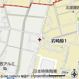 愛知県小牧市横内204周辺の地図