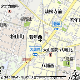 愛知県一宮市大赤見若年西689周辺の地図