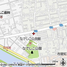 神奈川県平塚市撫子原12-44周辺の地図