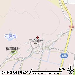 京都府綾部市石原町周辺の地図