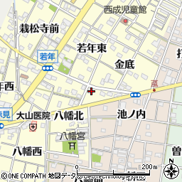 尾西信用金庫西成支店周辺の地図