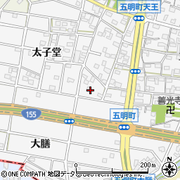 愛知県江南市五明町当光地56周辺の地図