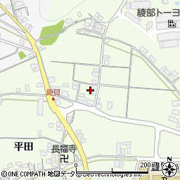 京都府綾部市栗町小東周辺の地図