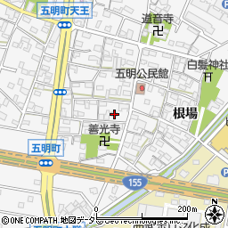 愛知県江南市五明町当光地308周辺の地図