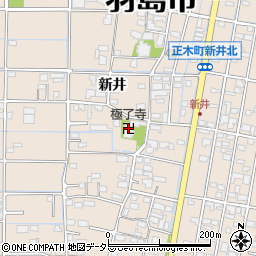 岐阜県羽島市正木町新井638周辺の地図