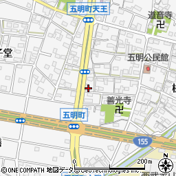 愛知県江南市五明町当光地231周辺の地図