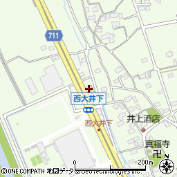 ファミリーマート足柄西大井店周辺の地図