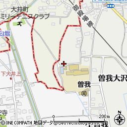 神奈川県小田原市曽我大沢68-1周辺の地図