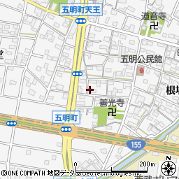 愛知県江南市五明町当光地256周辺の地図