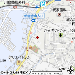 神奈川県鎌倉市津1083周辺の地図