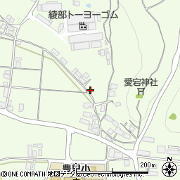 京都府綾部市栗町沢74周辺の地図