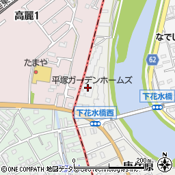 神奈川県平塚市唐ケ原123周辺の地図
