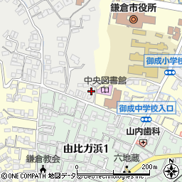 神奈川県鎌倉市佐助1丁目1-2周辺の地図