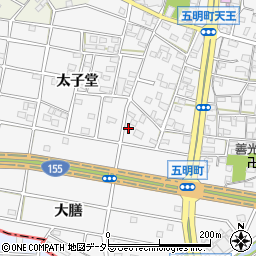 愛知県江南市五明町当光地55周辺の地図