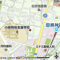愛知県小牧市久保一色1146-2周辺の地図