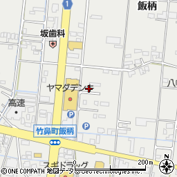 岐阜県羽島市竹鼻町飯柄170-3周辺の地図