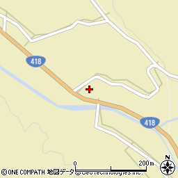 長野県下伊那郡平谷村840周辺の地図