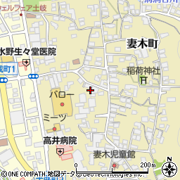 岐阜県土岐市妻木町1643周辺の地図