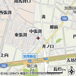 愛知県一宮市千秋町加茂流72周辺の地図