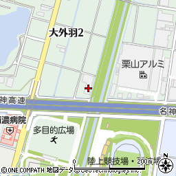 岐阜県大垣市大外羽2丁目72周辺の地図